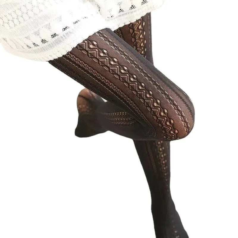 The Hollow Lace Knit Tights