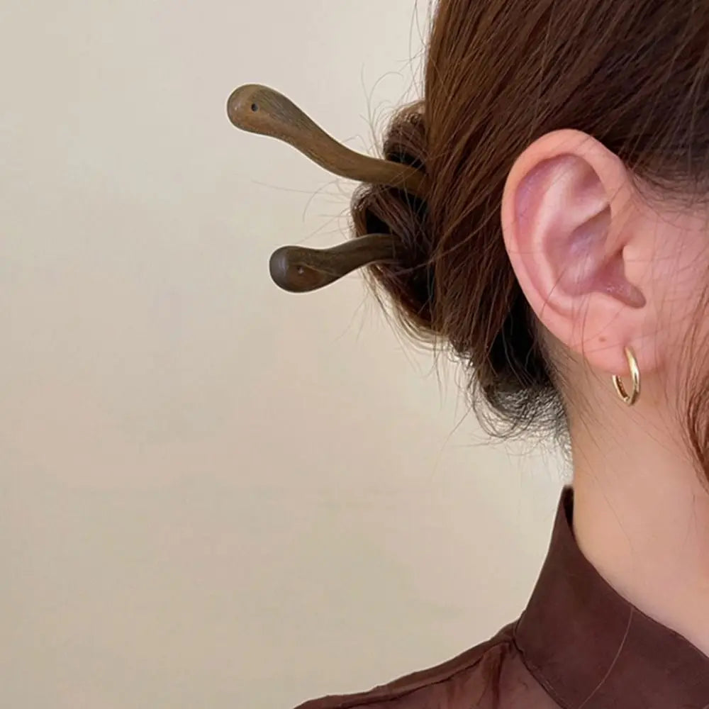 Wooden Hair Chopsticks