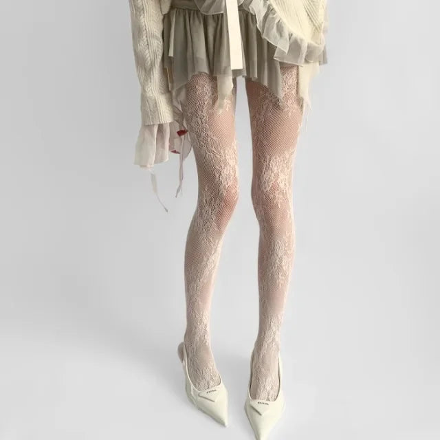 The Lace Fantasy Fishnet Tights