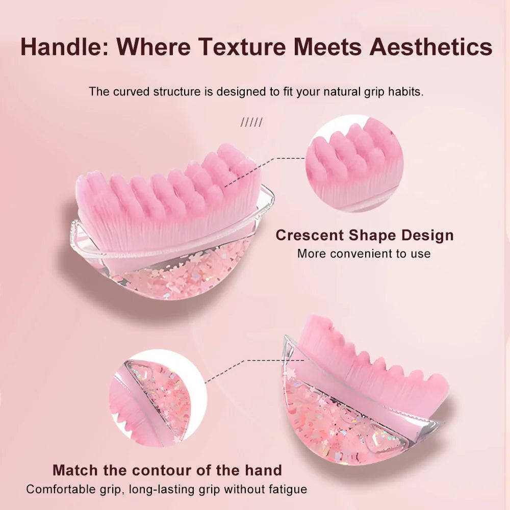 Lymphatic Face Brush Chin&Jawline Sculpting Drainage Face Massage Brush Skin Sculpting Tool Detox Facial Brush Blood Circulation
