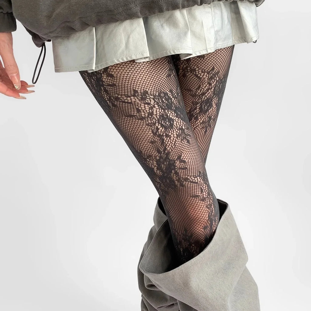 The Lace Fantasy Fishnet Tights