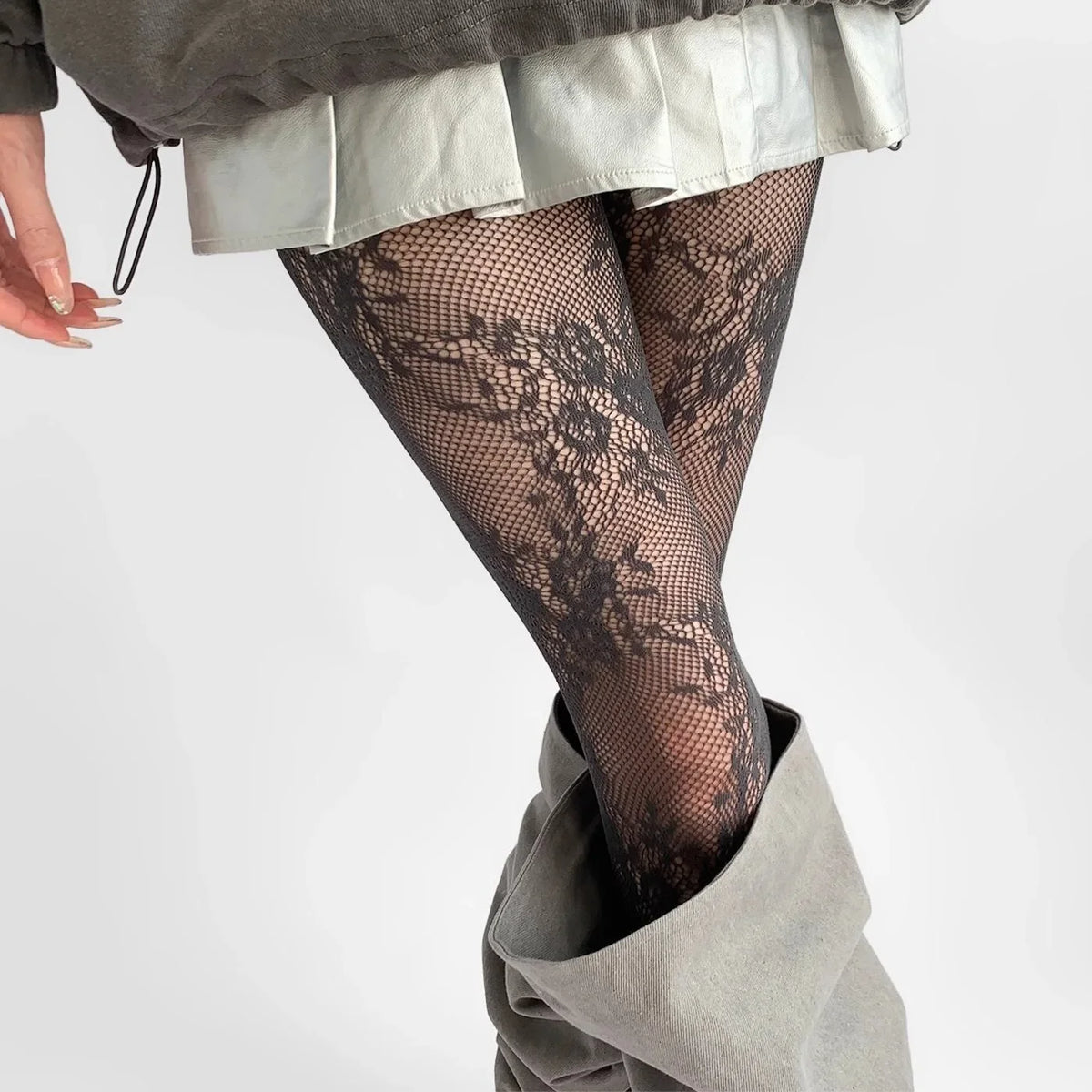 The Lace Fantasy Fishnet Tights