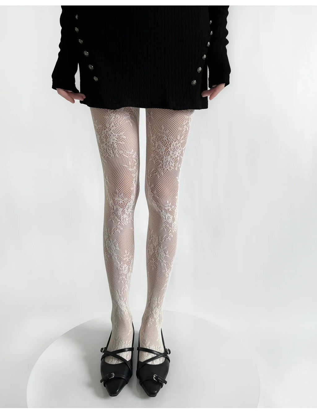 The Lace Fantasy Fishnet Tights