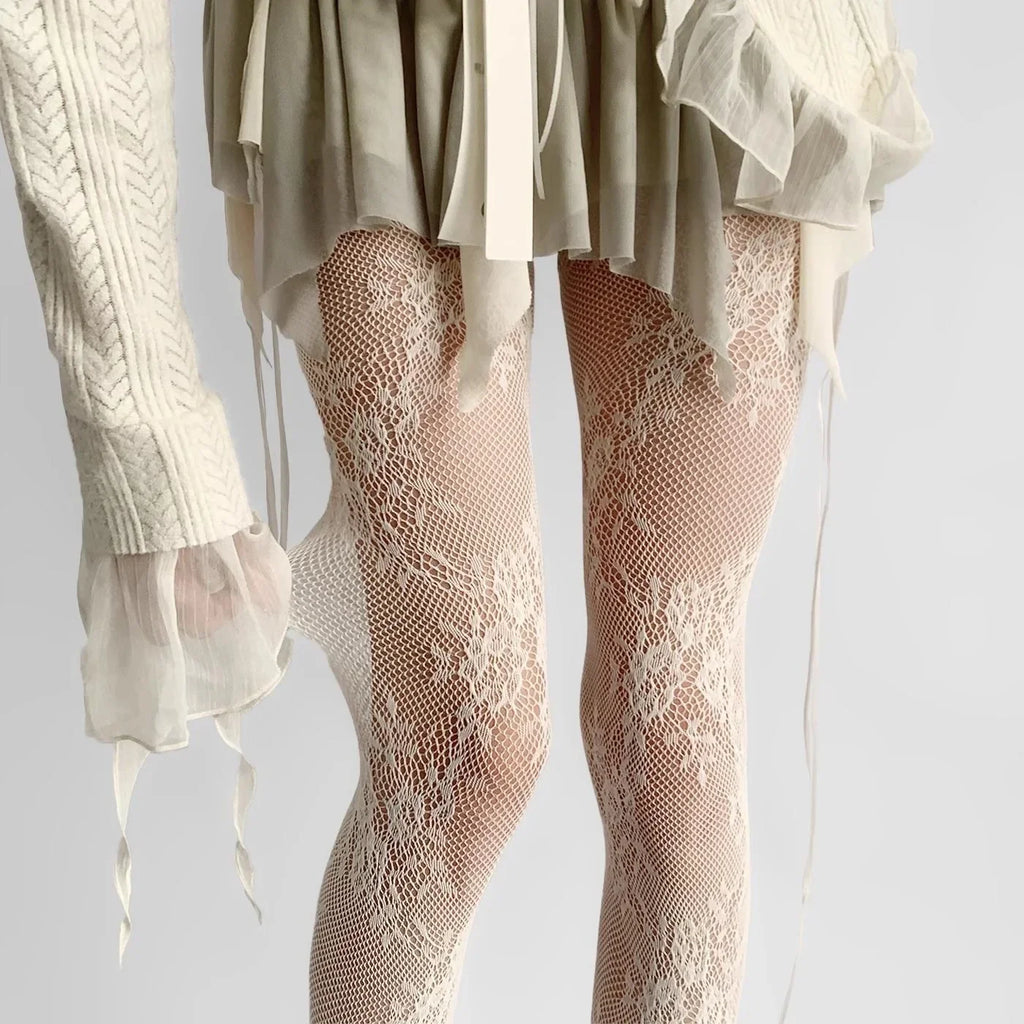 The Lace Fantasy Fishnet Tights