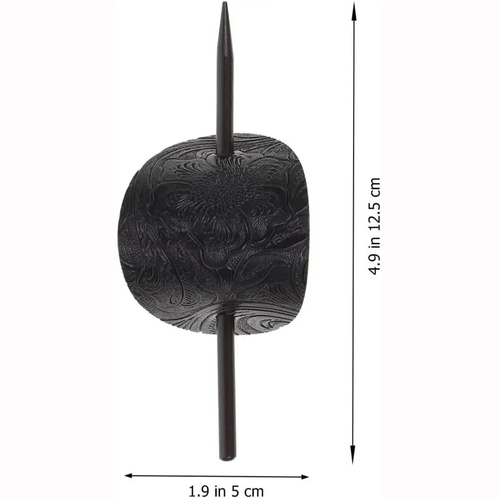 Leather Hair Barrette