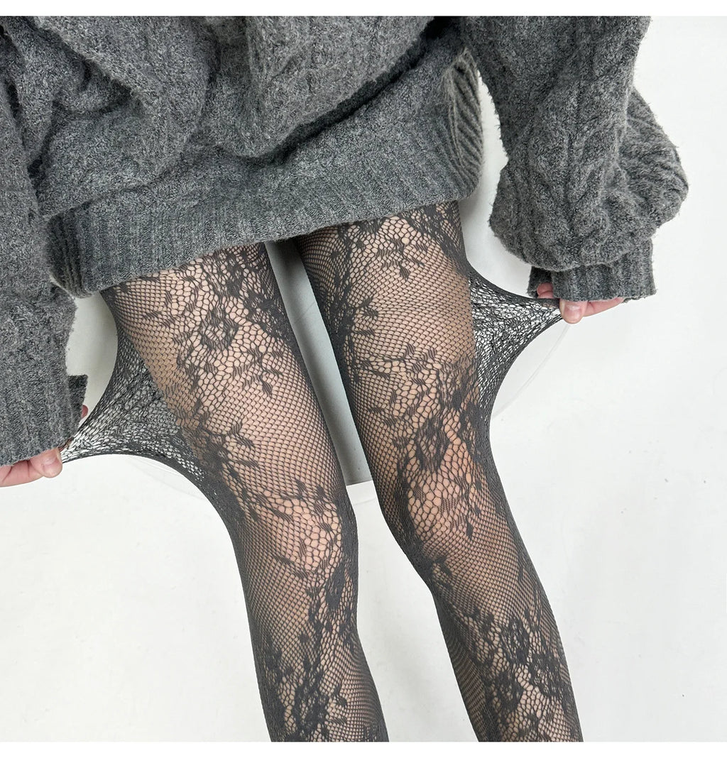The Lace Fantasy Fishnet Tights