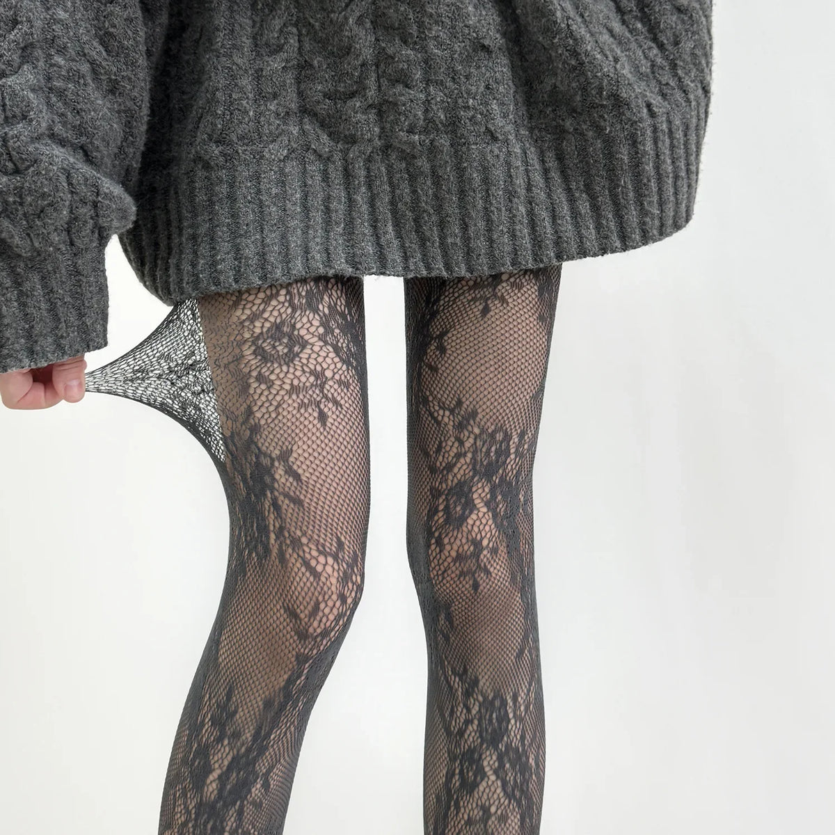The Lace Fantasy Fishnet Tights