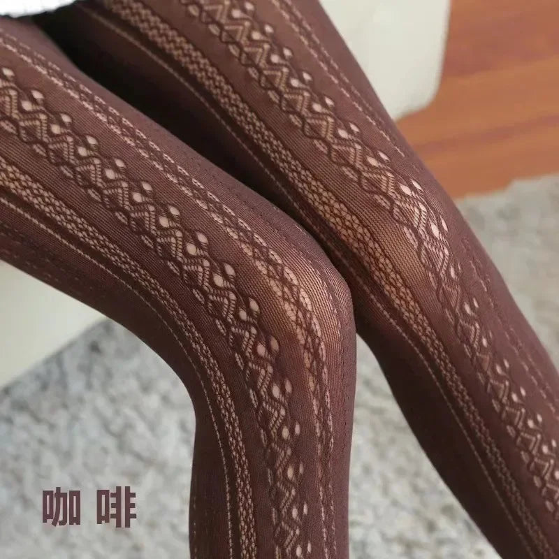 The Hollow Lace Knit Tights