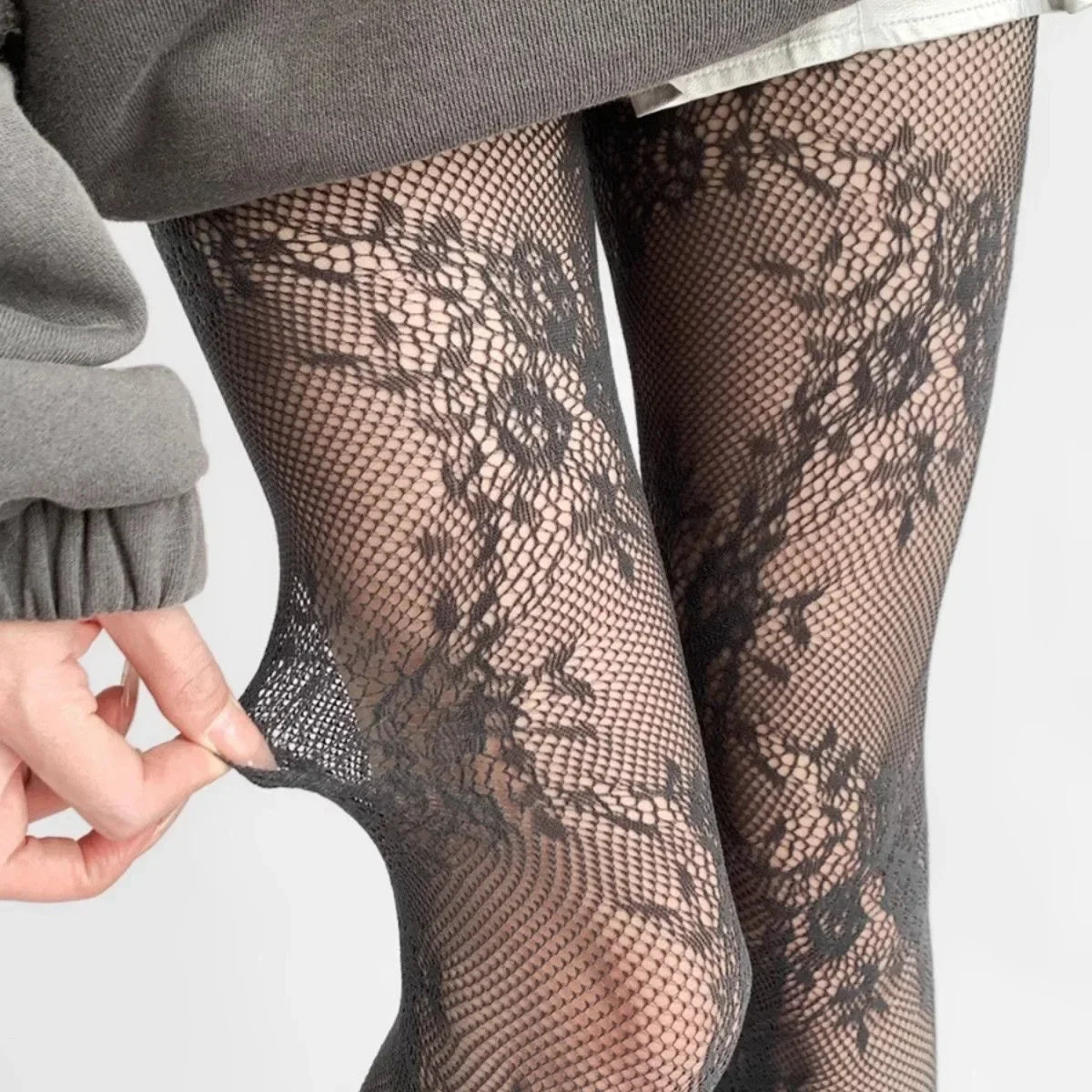 The Lace Fantasy Fishnet Tights