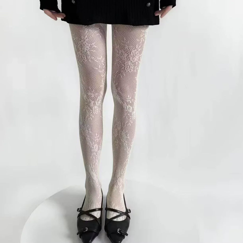 The Lace Fantasy Fishnet Tights
