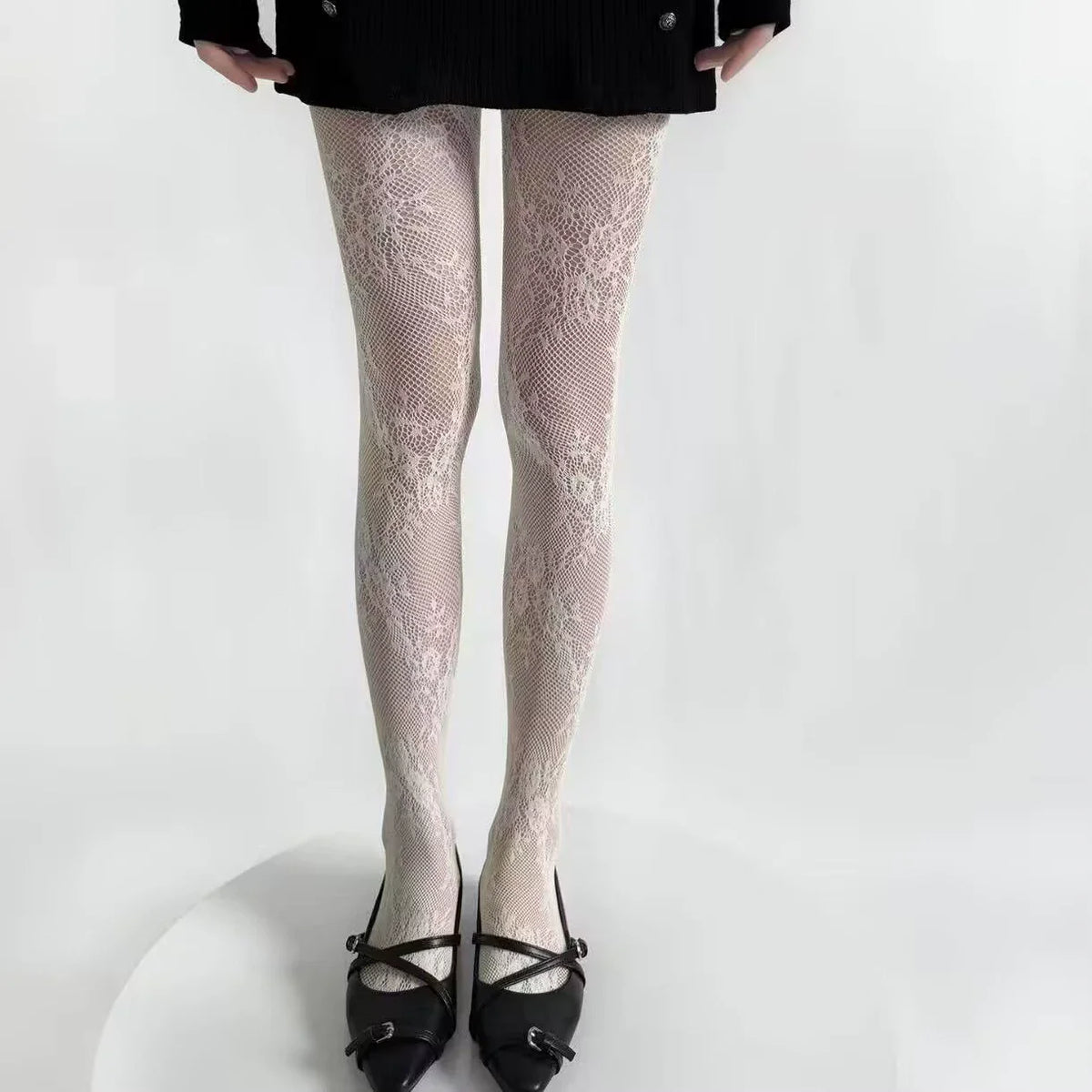 The Lace Fantasy Fishnet Tights