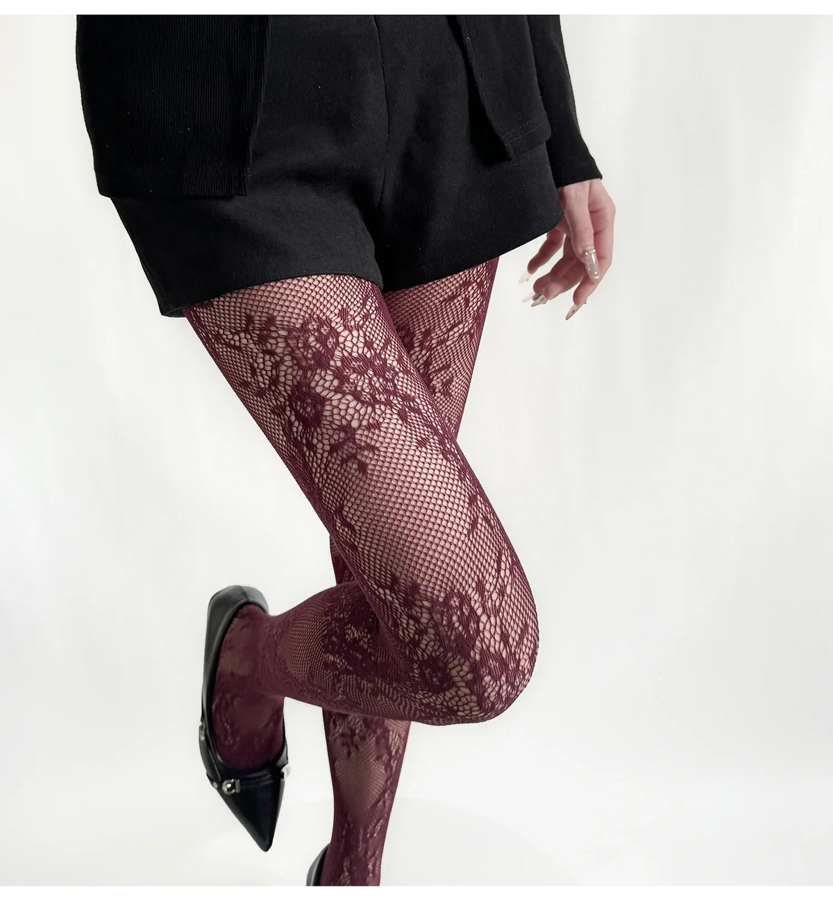The Lace Fantasy Fishnet Tights