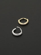 Rhinestone Nose Ring for Women Nasal Septum Daily Wear Body Jewelry Piercing Accessory Ladies Fashion Accessory