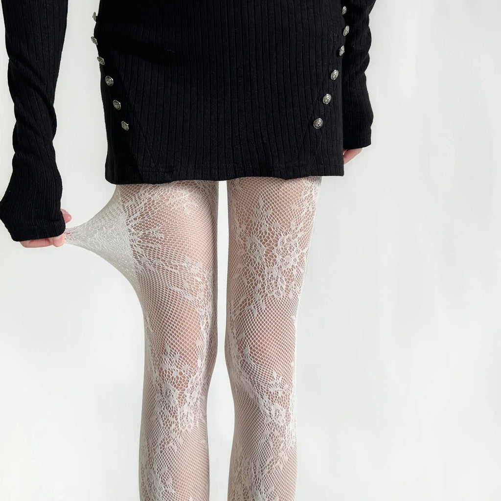 The Lace Fantasy Fishnet Tights