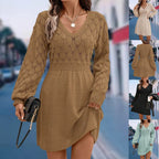Autumn Spell Crochet Sweater Dress