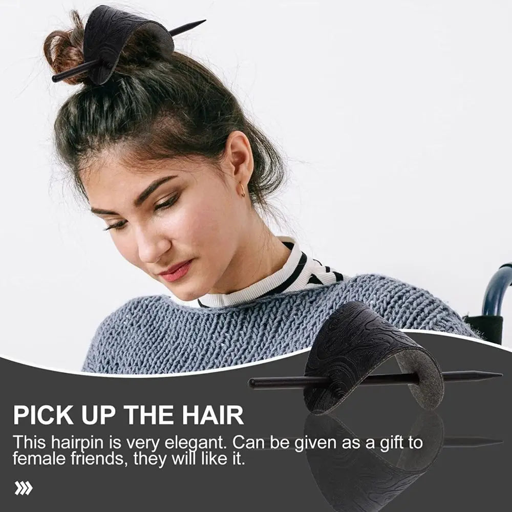 Leather Hair Barrette