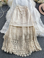 Free Spirit Lace Maxi Skirt