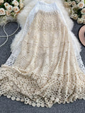 Free Spirit Lace Maxi Skirt