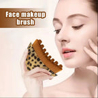 Ergonomic Lymphatic Face Brush Dry Brushing Tool Chin Jaw Sculpting Reduce Puffiness Drainage Salon Home Skincare
