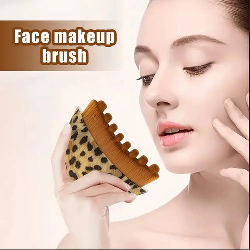 Ergonomic Lymphatic Face Brush Dry Brushing Tool Chin Jaw Sculpting Reduce Puffiness Drainage Salon Home Skincare
