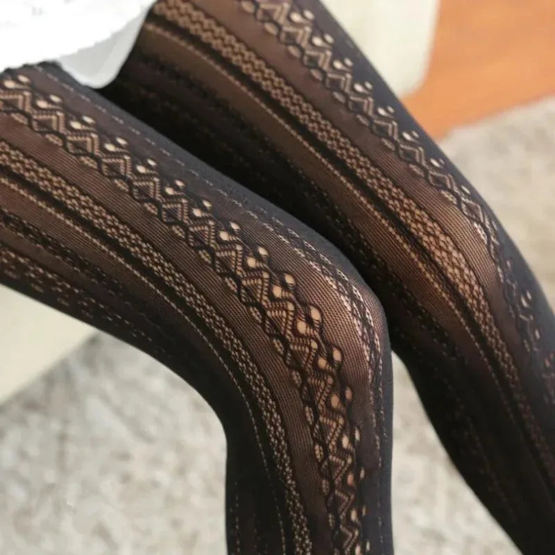 The Hollow Lace Knit Tights
