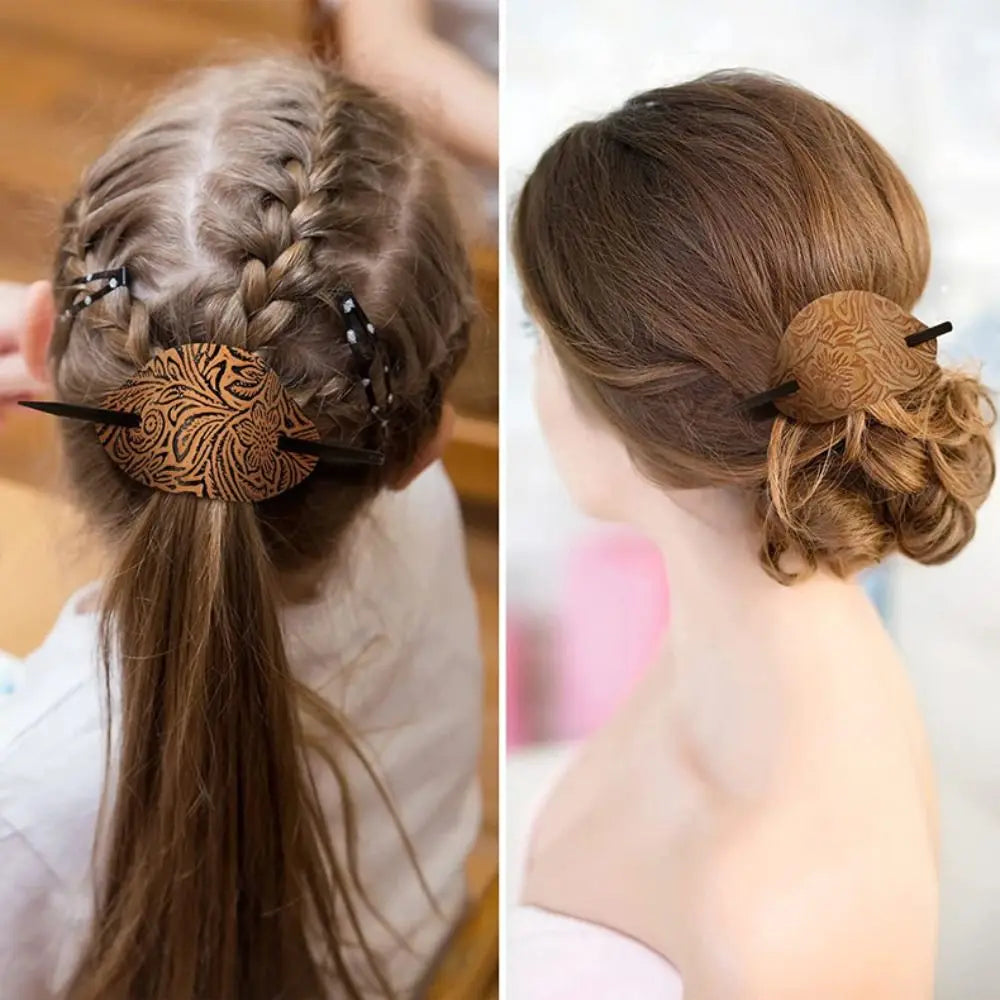 Leather Hair Barrette