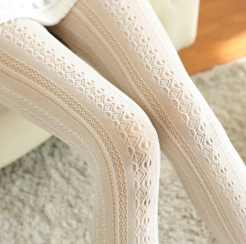 The Hollow Lace Knit Tights
